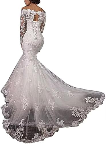 Lace Wedding Dresses for Bride 2024 V Neck Appliques Beaded Boho Bridal Gown