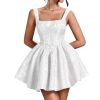 Jacquard Satin Homecoming Dresses for Teens 2025 Short Cocktail Party Gowns with Bow A Line Evening Dress LL-M083