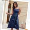 Women's Cocktail Tea Party Beach Dresses Formal Graduation Wedding Guest Chiffon Summer Evening Elegant Dress 2025