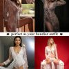 Sexy Lace Robe for Women Lingerie Bridal Lace Babydoll Robe Lingerie Sheer Wedding Gown