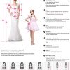 Short Lace Wedding Dresses Knee Length Travel Tulle Rhinestones V-Neck Lace Up Bride Gowns Vintage Dress