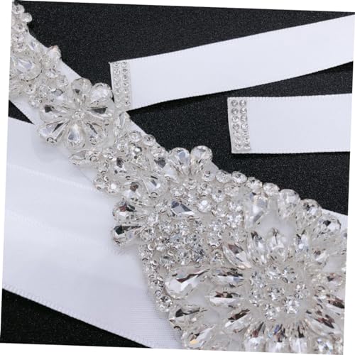 1pc Rhinestone Bridal Girdle for Wedding Dress Bridesmaid Belt Maple Leaf Decoration for Formal Occasions and Parties