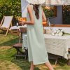 Nightgowns for Women Cotton Long Night Gown Sleeveless Sleep Dress Victorian Nightdress Ladies Sleepwear S-XXXL