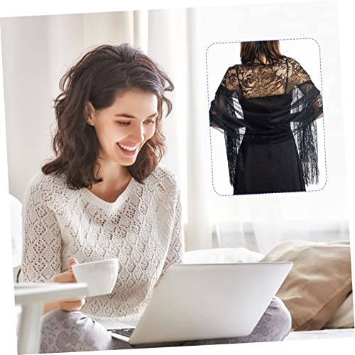 Women Lace Shawl Wrap for Weddings and Formal Events Elegant Lace Cape for Bridesmaids and Evening Dresses Comfortable