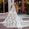 Women Sexy Long Lace Dress Sheer Gown See Through Lingerie Kimono Robe Swimsuit Cover Up
