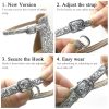 Pearl Rhinestone Heels Platform Block Sandals for Women Wedding Sandals for Bride Chunky Heels Bridal Shoes with Ankle Strap