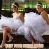 Wedding Gown Underskirt Drawstring Bride Buddy White Bridal Underskirt for Dresses Toilet Petticoat for Wedding Dress