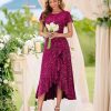 Women Sequin Formal Party Dress Flutter Short Sleeve Wedding Cocktail Long Evening Dress