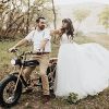 Wedding Dresses for Bride Illusory Lace Bohemia V Neck Layers Tulle A Line Beachy Wedding Gowns…