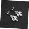 Bridal Jewelry with Crystal Necklace and Earrings Elegant Wedding Dress Accessory for Brides and Bridesmaids Unique Pendant